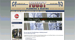 Desktop Screenshot of foustplumbingandheating.com